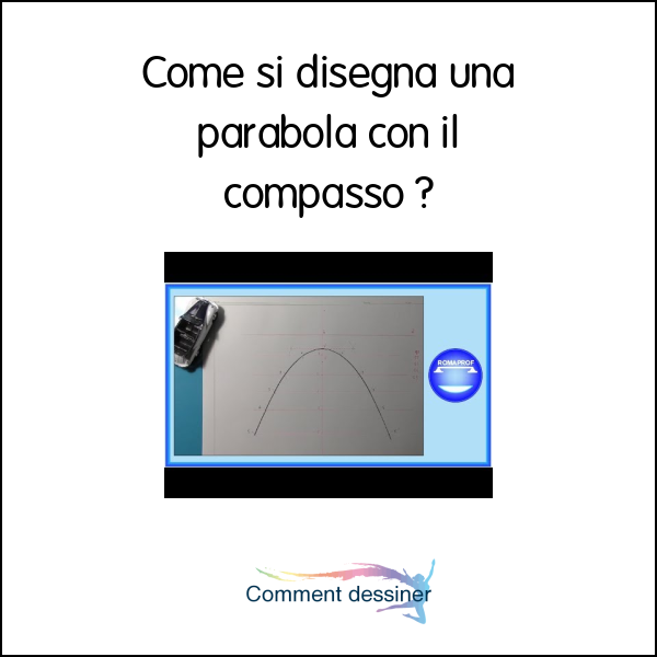 Come si disegna una parabola con il compasso